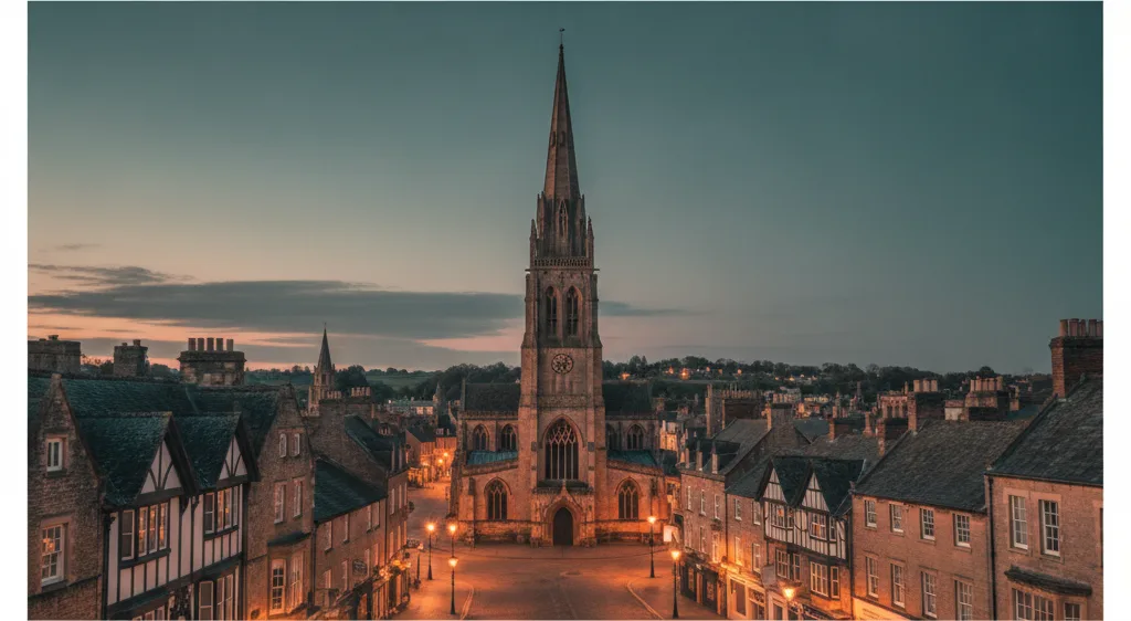 Rotherham Minster, town centre